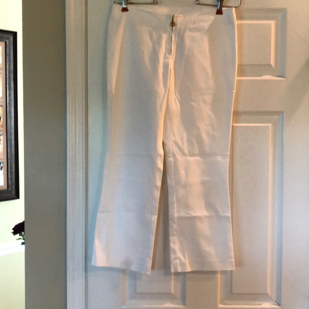 Tory Burch white capris